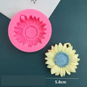 3D Sunflower Silicone Mold Candle & Chocolate Baking