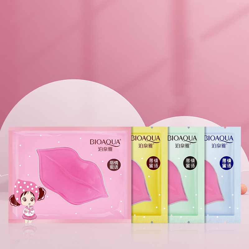 Bioaqua Lip Plumper Collagen Nourishing Crystal Lip Mask — Vitamin C & Hyaluronic Acid